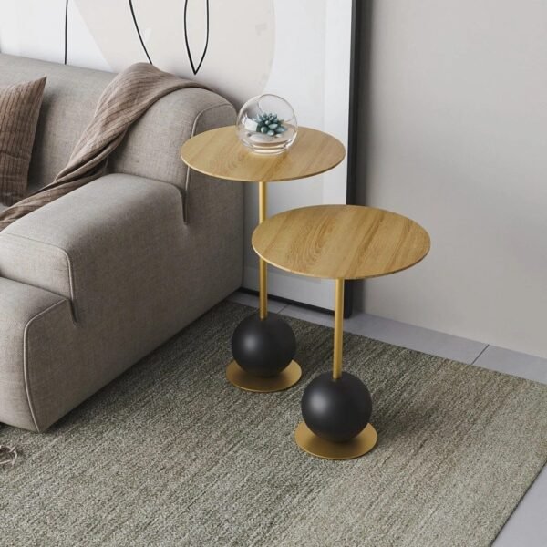 Conjunto Mesa de Canto Milão 65x40x40cm
